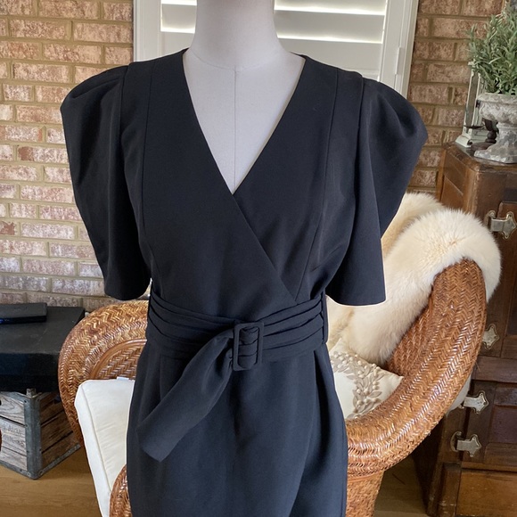 BLACK HALO MARICOPA BLACK DRESS DESIGNER LUXURY 6 NEW - Picture 2 of 13